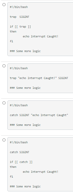 Solved Which of the following commands will capture an | Chegg.com