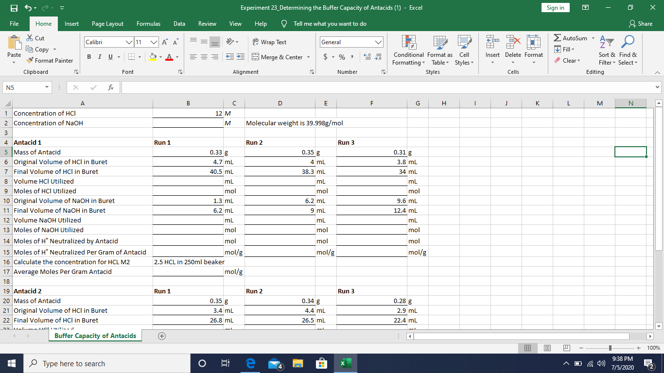 Solved Calculate the volume of HCl utilized for each | Chegg.com