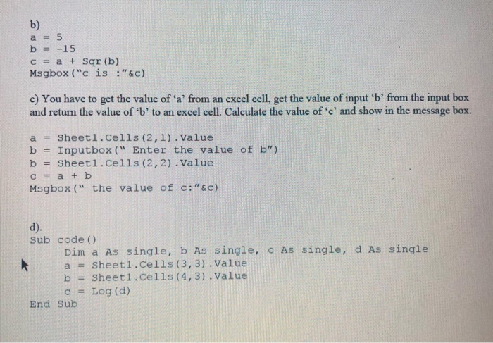 Solved Identify the error, type of error and describe the | Chegg.com