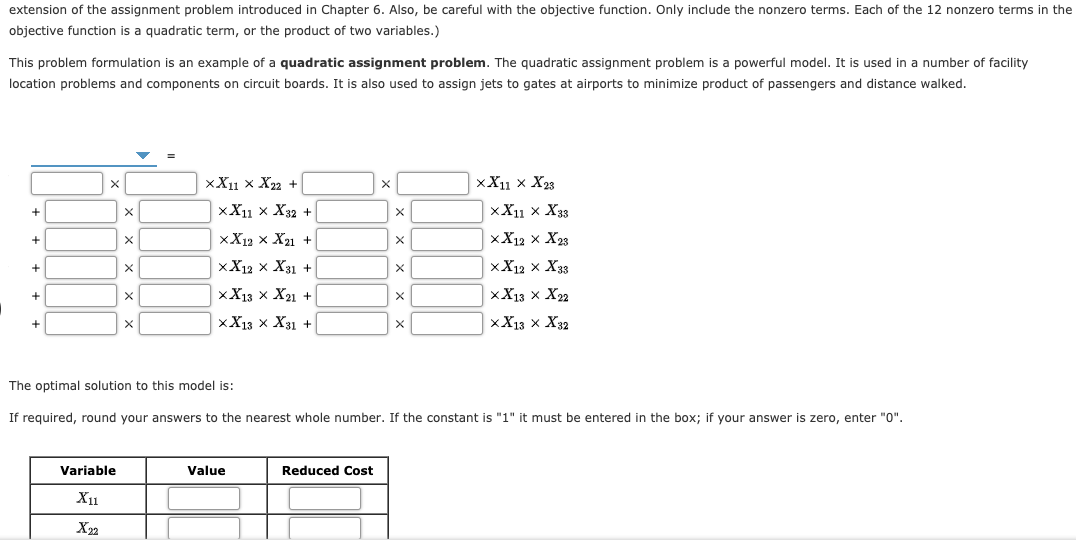 extension of the assignment problem introduced in | Chegg.com