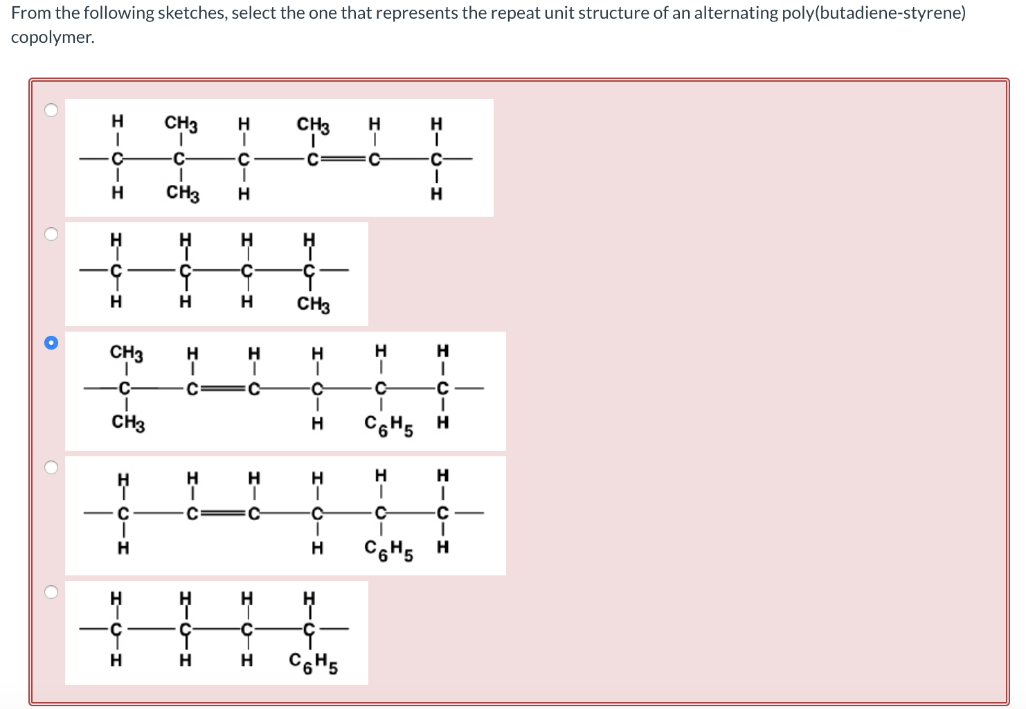 Solved From The Following Sketches, Select The One That | Chegg.com