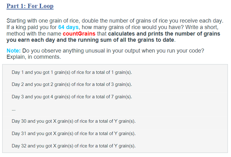 2 to the power of 64 grains of rice