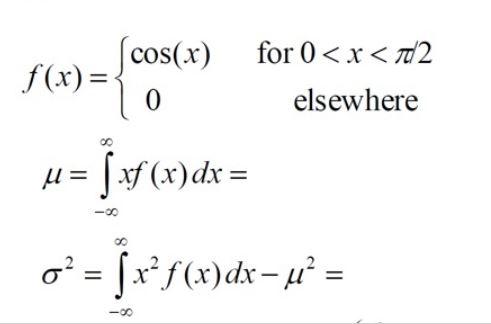 Solved f(x)={cos(x)0 for 0 | Chegg.com