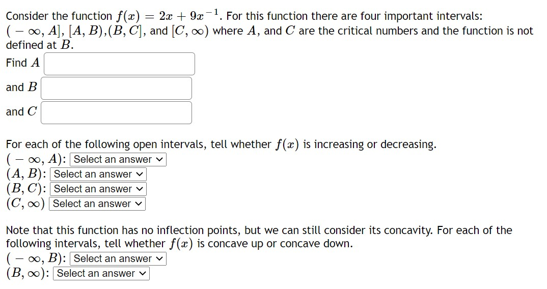 Solved The select an answer options for the first four are | Chegg.com