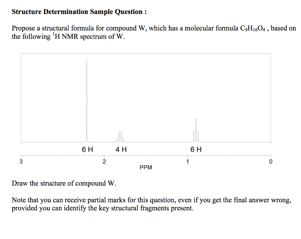 Solved Structure Determination Sample Question Propose A | Chegg.com