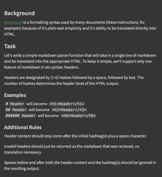 Solved Background Markdown is a formatting syntax used by | Chegg.com