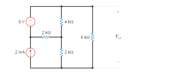 Solved Circuits calculations using the superposition method | Chegg.com