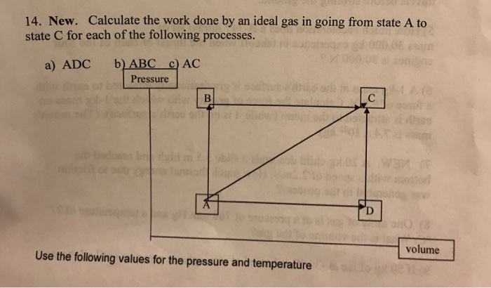 Solved Calculate the work done by an ideal gas in going from | Chegg.com