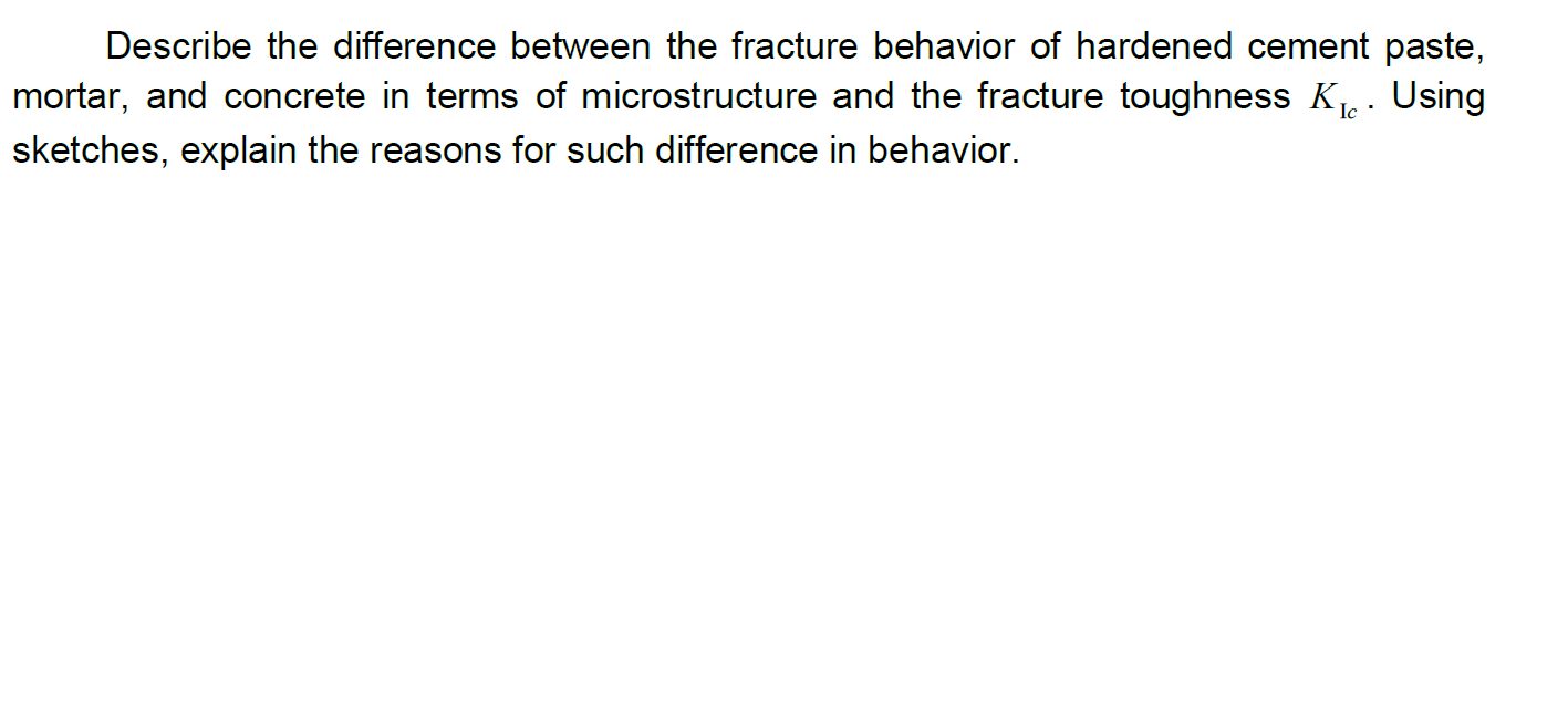 Solved Describe The Difference Between The Fracture Behavior | Chegg.com