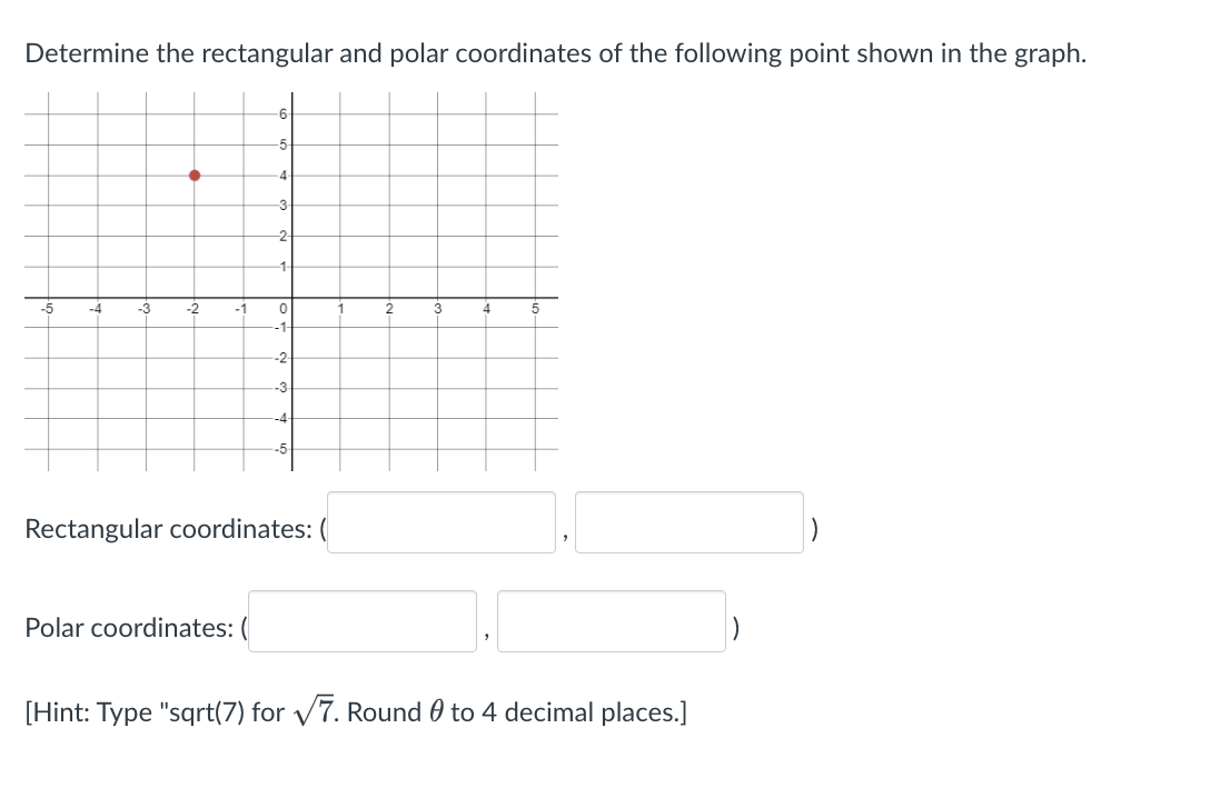 Solved Determine the rectangular and polar coordinates of | Chegg.com