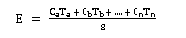 E = c.t, + (t+...+ cat 8