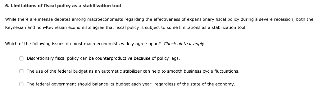 solved-6-limitations-of-fiscal-policy-as-a-stabilization-chegg