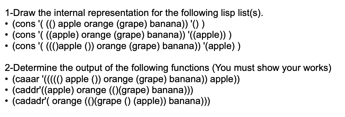 O 1-Draw the internal representation for the | Chegg.com