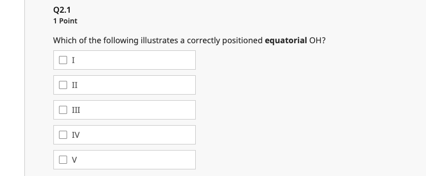 Solved III IVQ2.1 1 Point Which of the following illustrates | Chegg.com