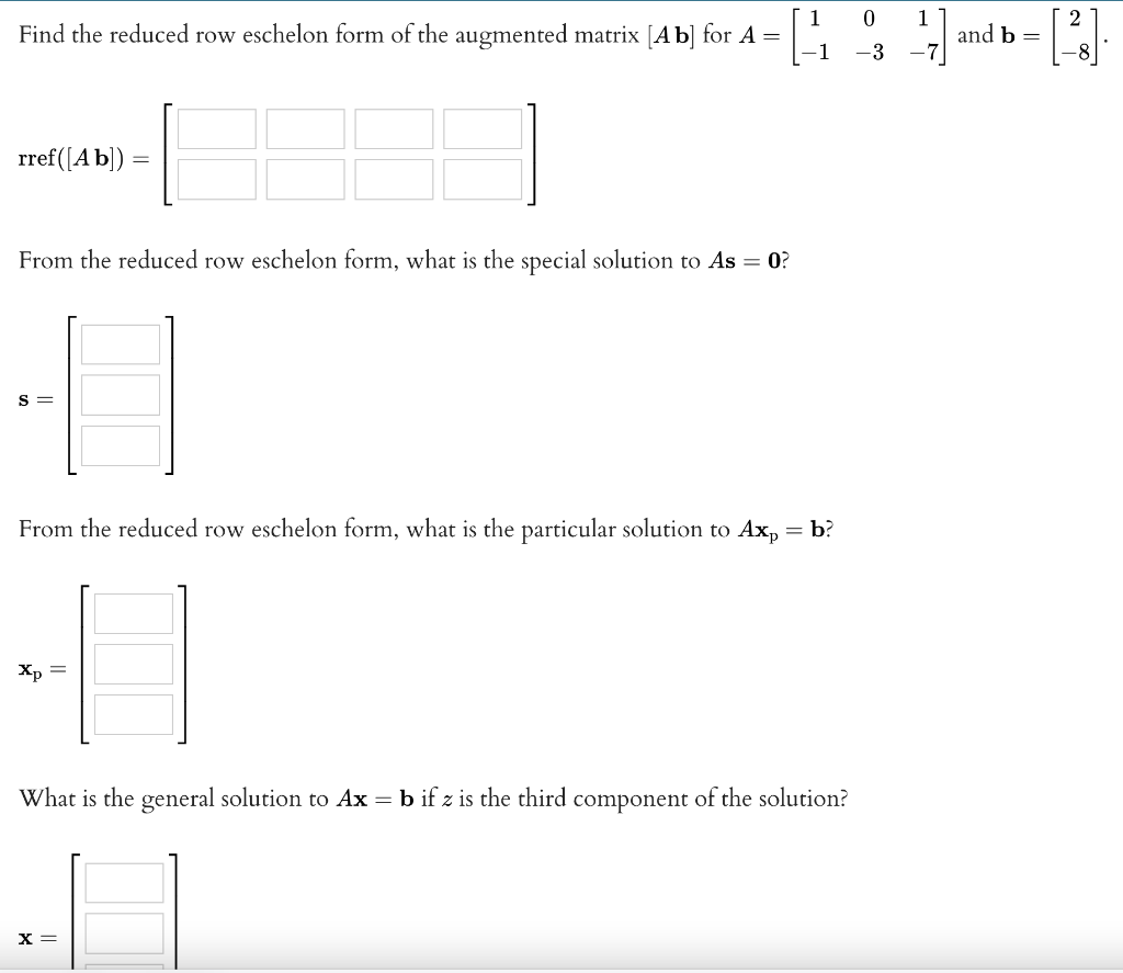 Solved 1 2 Find the reduced row eschelon form of the | Chegg.com