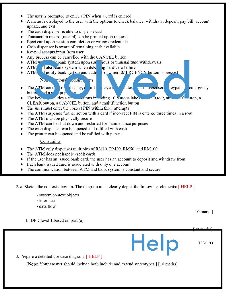 Solved Question 1 is solved and 2 Need Help with question | Chegg.com
