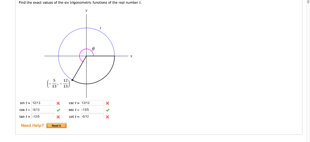 Solved 13. -/1 points SAlg Trig3 6.2.043. Find x rounded to