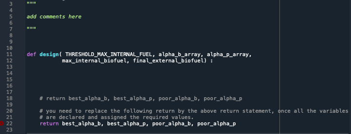 Code in Python. The engineering design problem is to | Chegg.com
