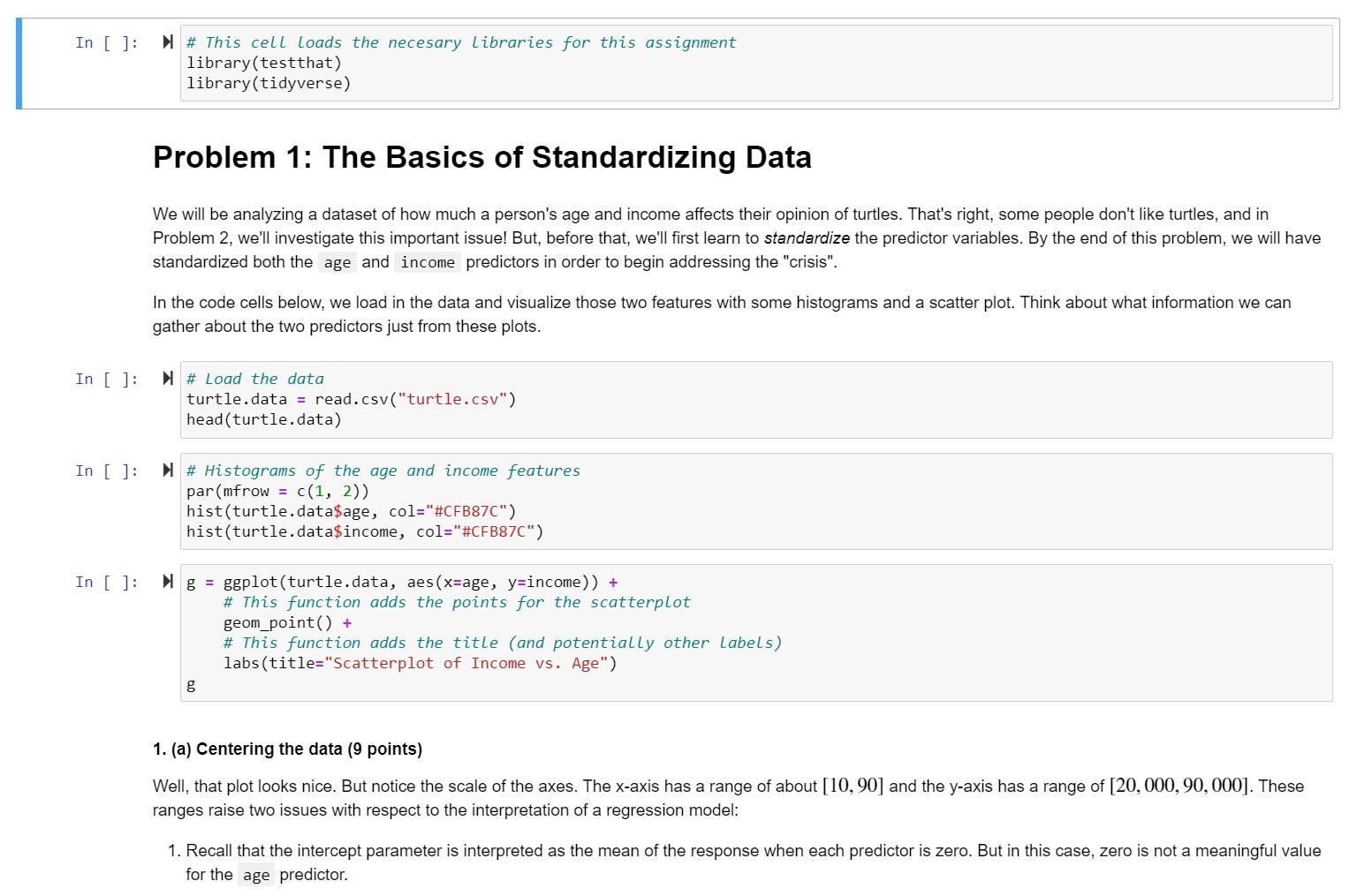 In [ ]: M # This cell loads the necesary Libraries | Chegg.com