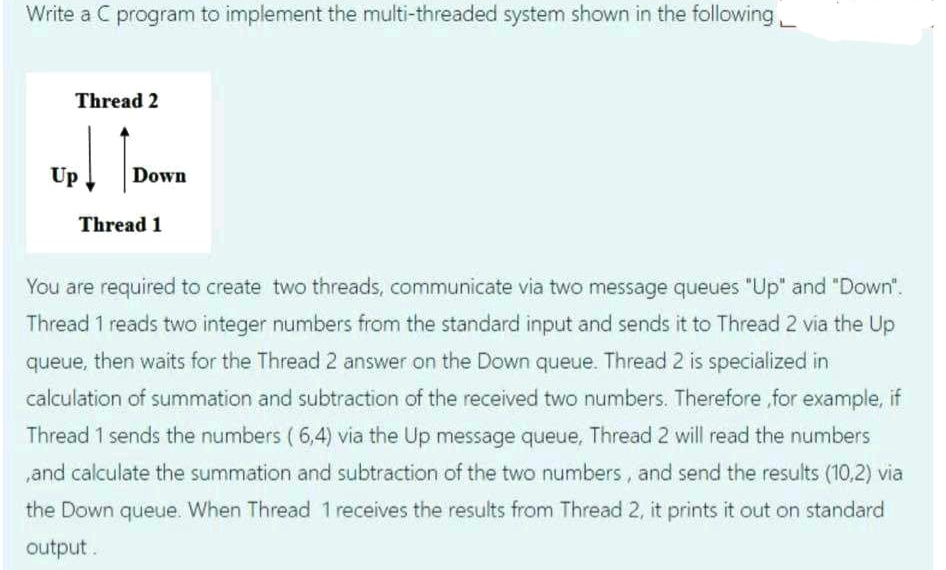 Solved operating system solve this task please ! use
