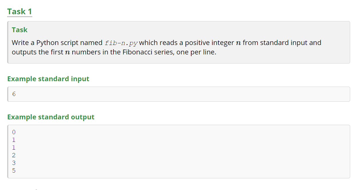 Solved Write a Python script named fib−n.py which reads a | Chegg.com