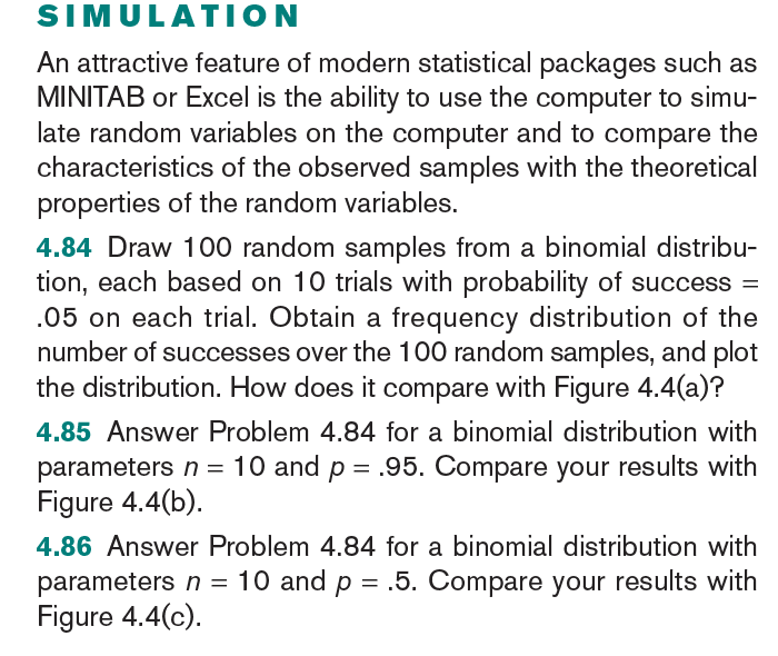 Solved SIMULATION An attractive feature of modern | Chegg.com