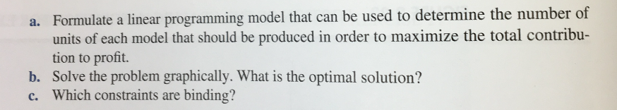 Solved Formulate a linear programming model that can be used | Chegg.com