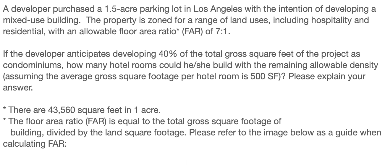 Assuming That The City Requires That 30 Of The La Chegg Com