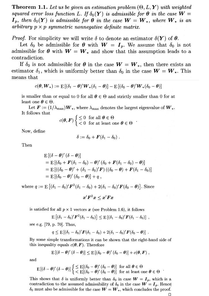 Solved 1 6 See The Proof Of Theorem 1 1 Let W Be A Px Chegg Com