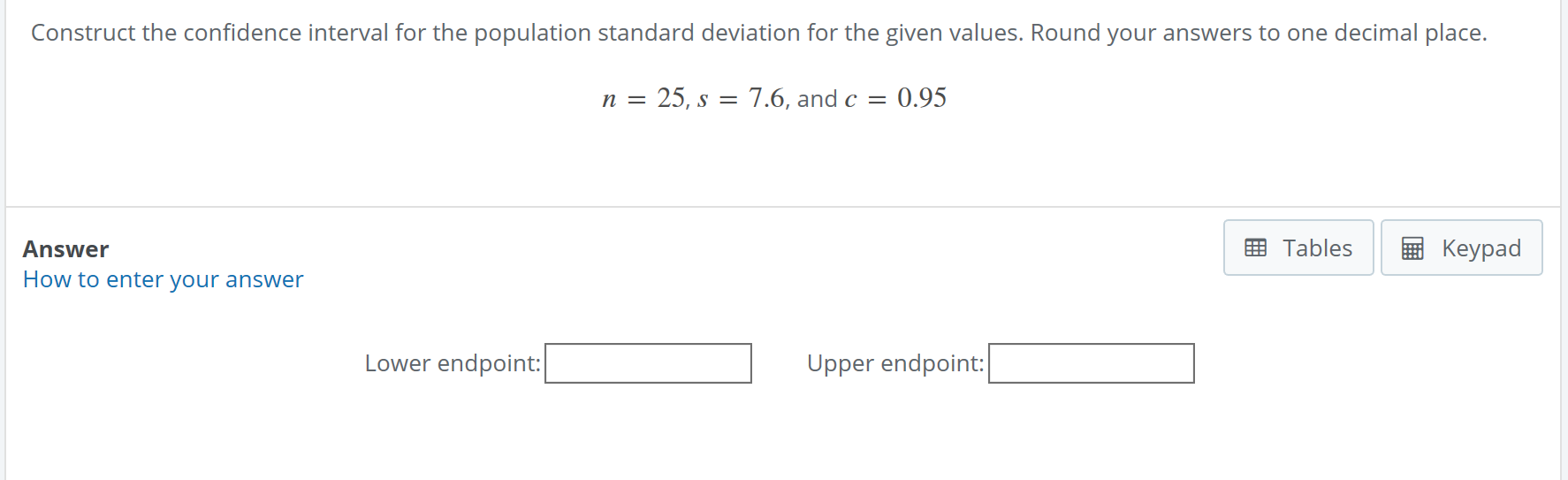 Solved Construct the confidence interval for the population | Chegg.com