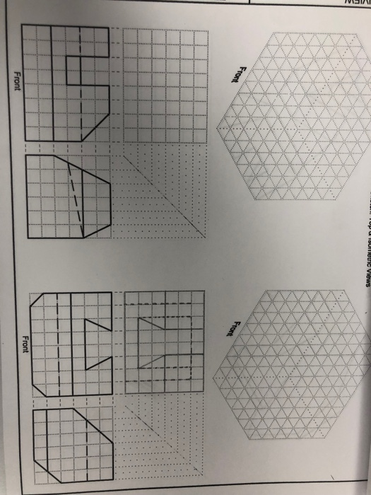 Front Front MULTIVIEW Normal Surfaces Sketching -A | Chegg.com