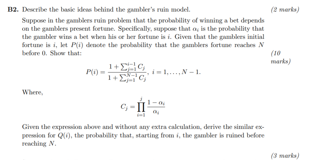 Solved (2 Marks) B2. Describe The Basic Ideas Behind The | Chegg.com