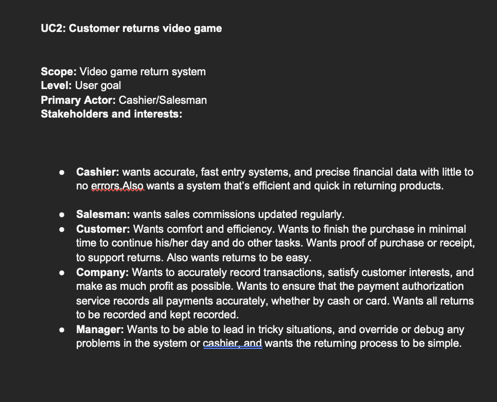 Given Use Case 1 and 2, and the supporting diagrams, | Chegg.com