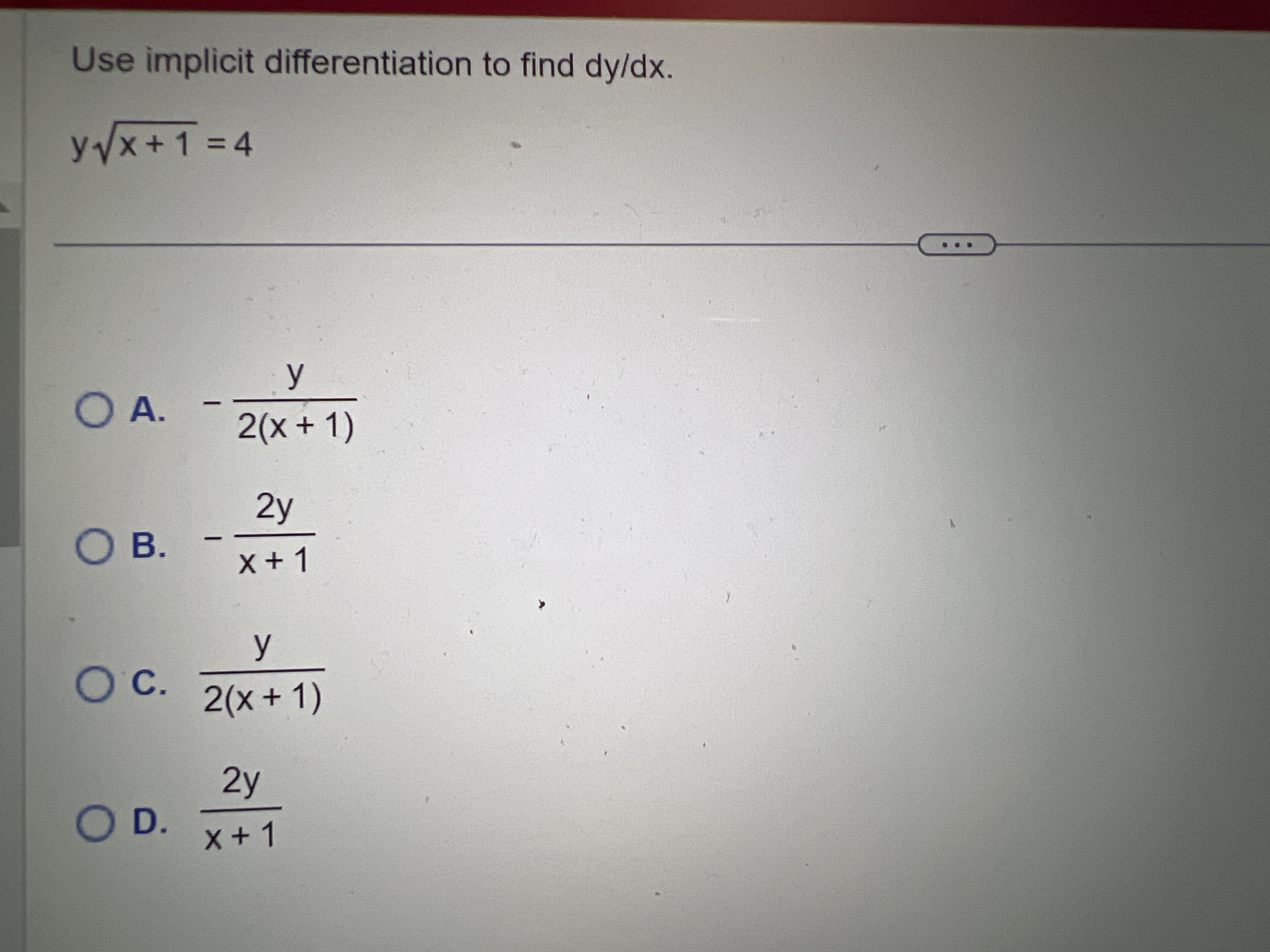 Solved Use Implicit Differentiation To Find