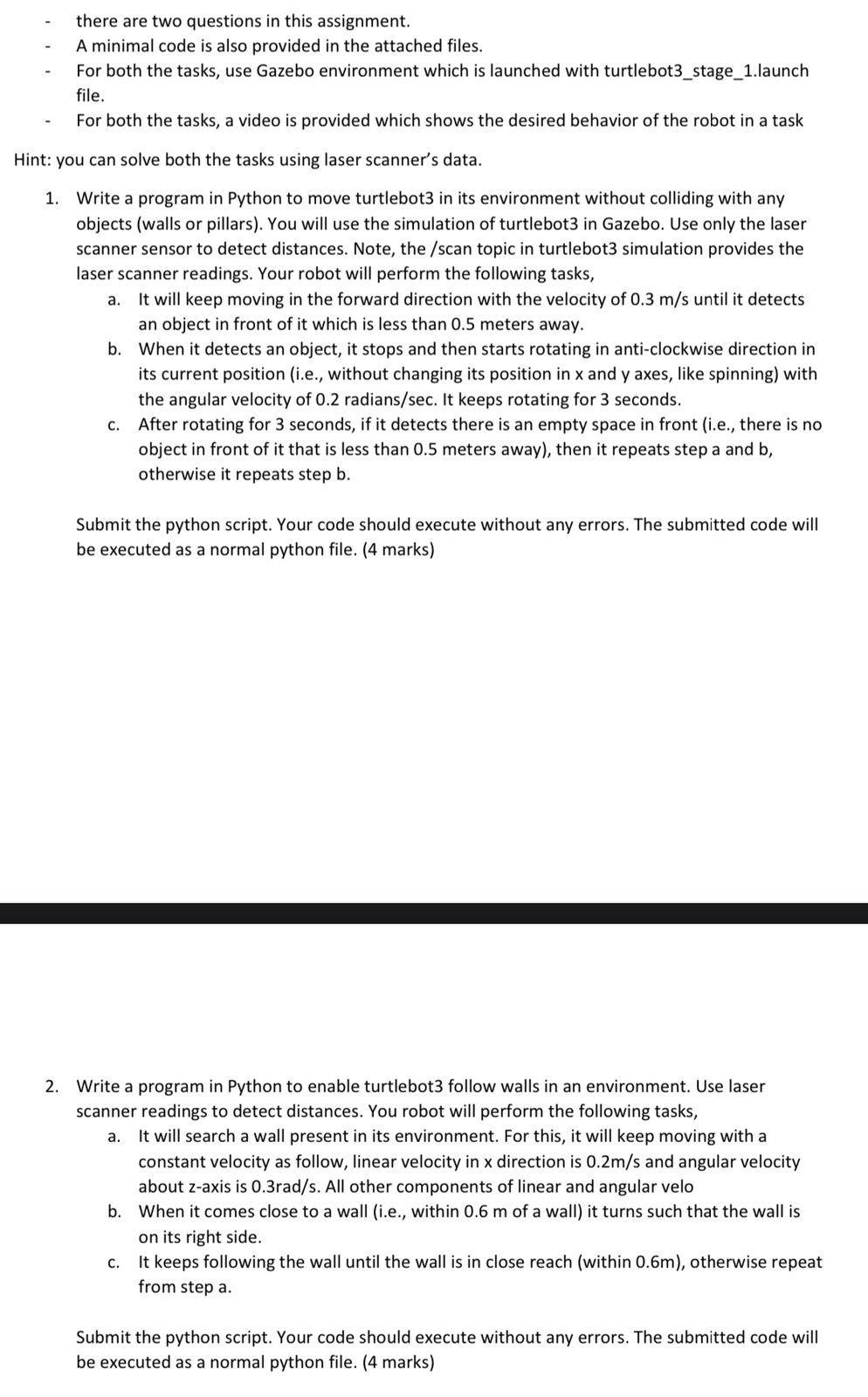 there are two questions in this assignment. A minimal | Chegg.com