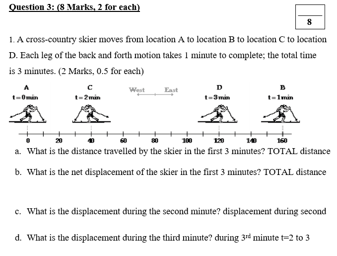 Solved Question 3: (8 Marks, 2 for each) 8 1. A