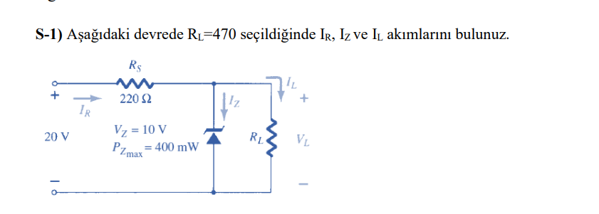 Solved Find the currents IR, IZ, and IL in the circuit below | Chegg.com