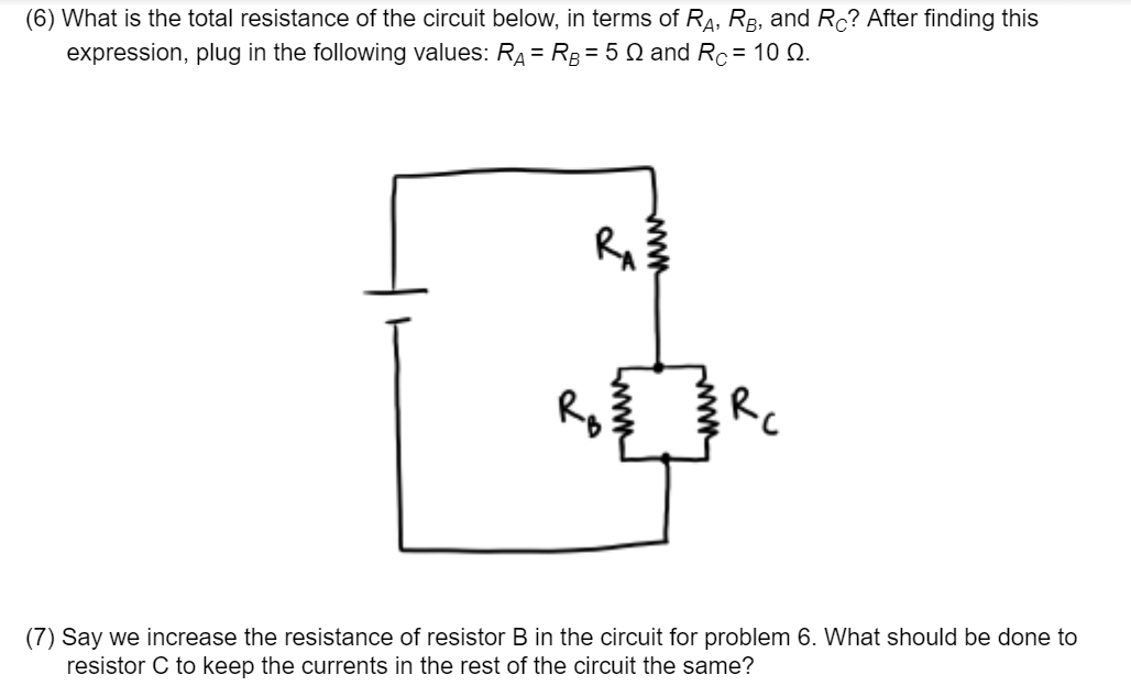 Solved What is the total resistance of the circuit below, in | Chegg.com
