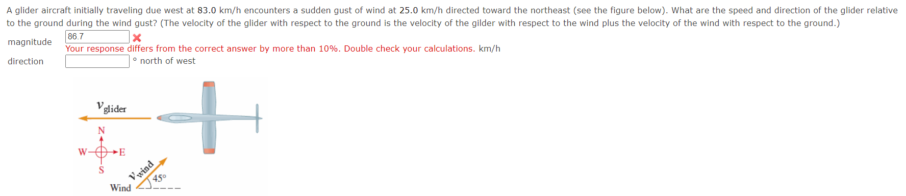 Solved magnitude Your response differs from the correct | Chegg.com