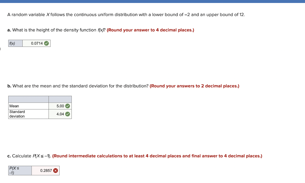 Solved A random variable X follows the continuous uniform | Chegg.com