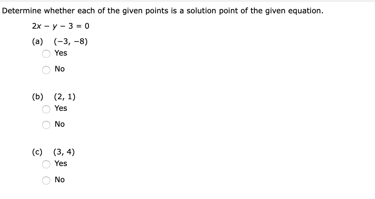 Solved Determine Whether Each Of The Given Points Is A Chegg Solved Determine Whether Each Of The Given Points Is A Chegg