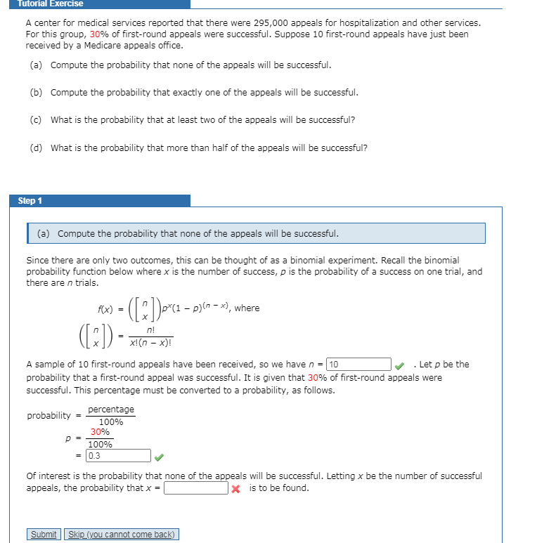 Solved Tutorial Exercise A center for medical services