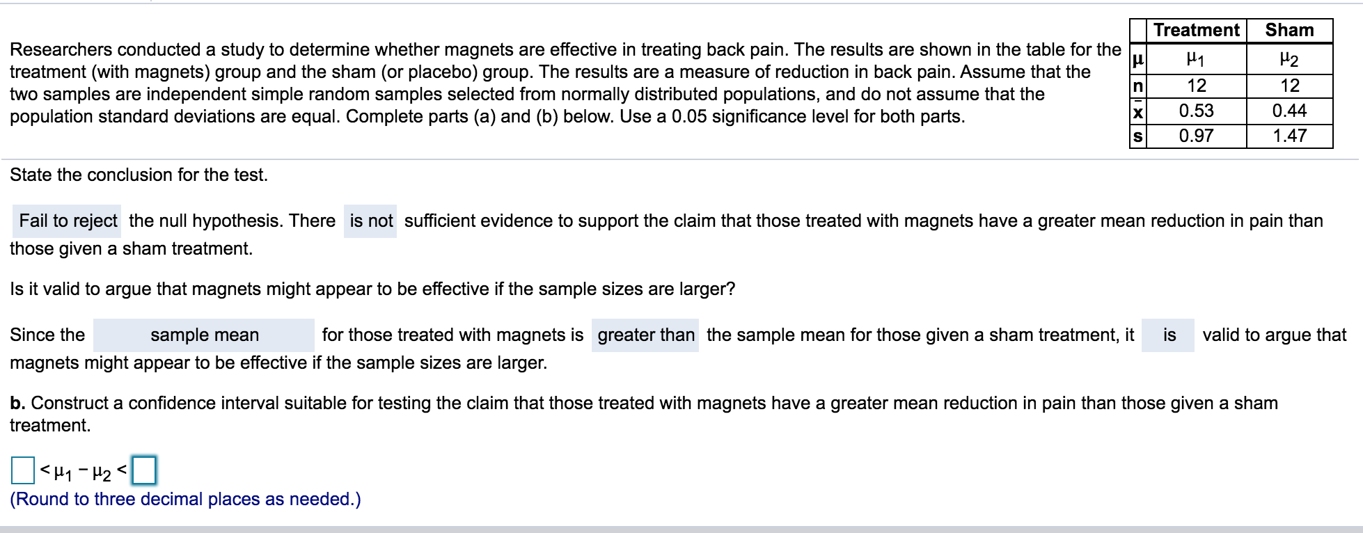 Solved Researchers conducted a study to determine whether | Chegg.com