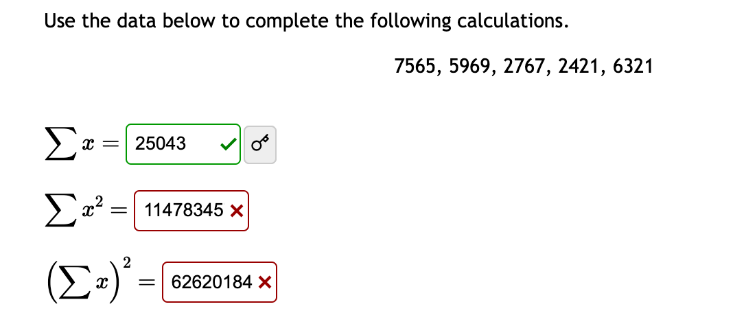 Solved Use The Data Below To Complete The Following | Chegg.com