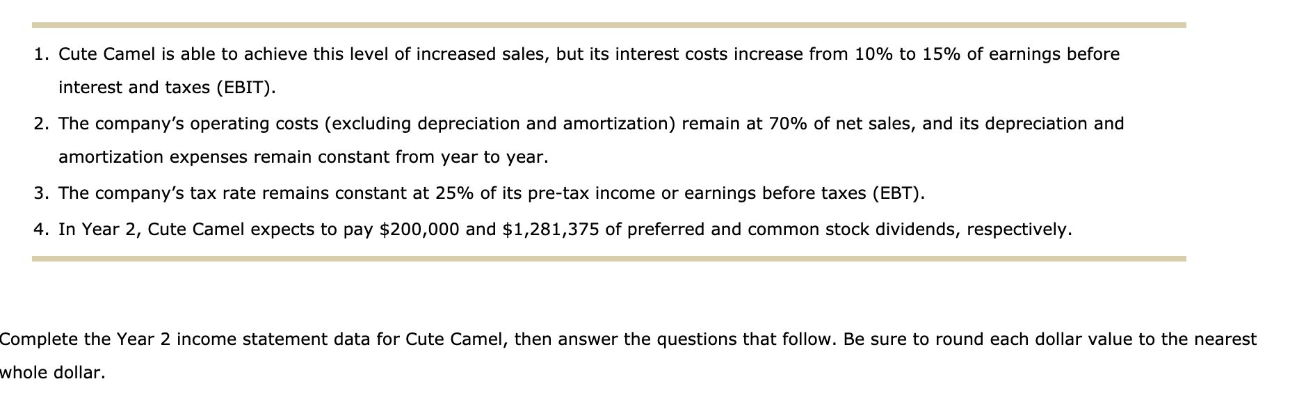 Solved Net sales Less Operating costs, except