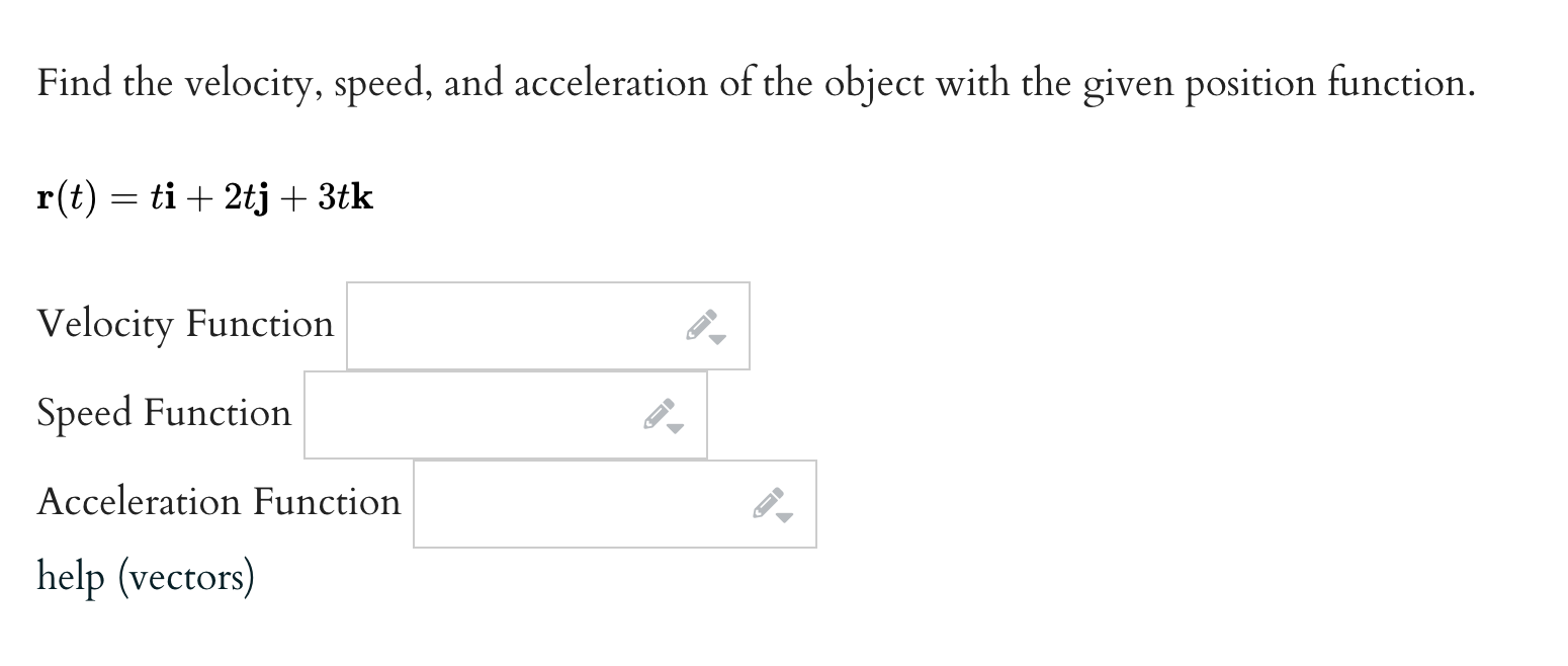 Solved The position of an object at time t is given by r(t). | Chegg.com