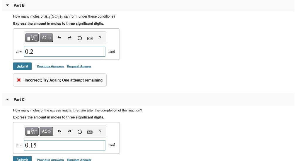 Solved Aluminum hydroxide reacts with sulfuric acid as