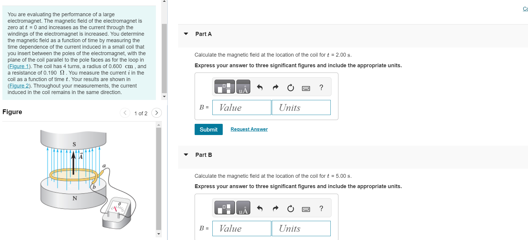 You are evaluating the performance of a large