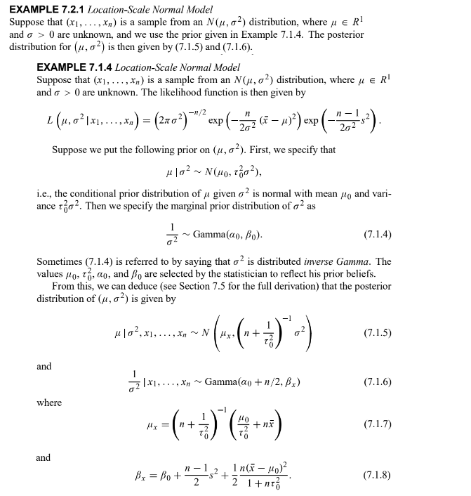 Solved In Example 7.2.1 (posted below), determine the | Chegg.com