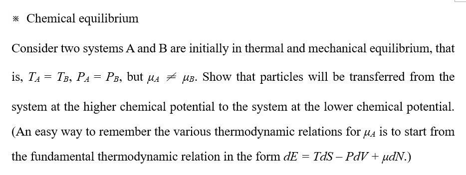 Solved * Chemical equilibrium Consider two systems A and B | Chegg.com
